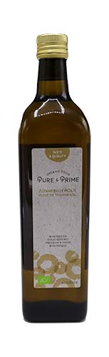 Pure & Prime Zonnebloemolie bio 1L
